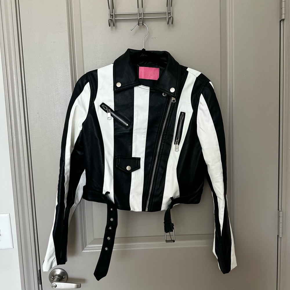 Faux Leather Jacket - used for Beetlejuice Costume